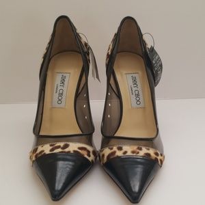 Jimmy Choo "Bilton" Calf Hair Pumps - sz 39